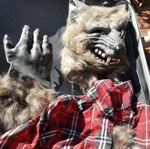 Halloween wolf set costume new kids size 7 (L)